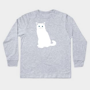 White Cat Kids Long Sleeve T-Shirt